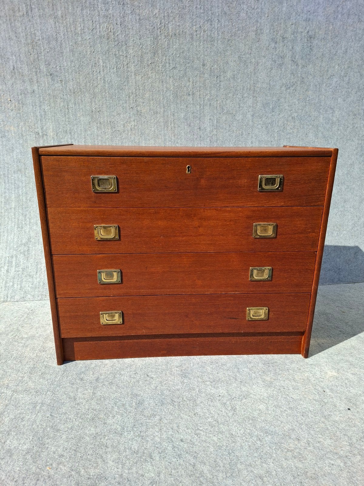 Ladekast, Ophalen, Vintage, ladekast, teak , danish furniture, Gebruikt, 5 laden of meer