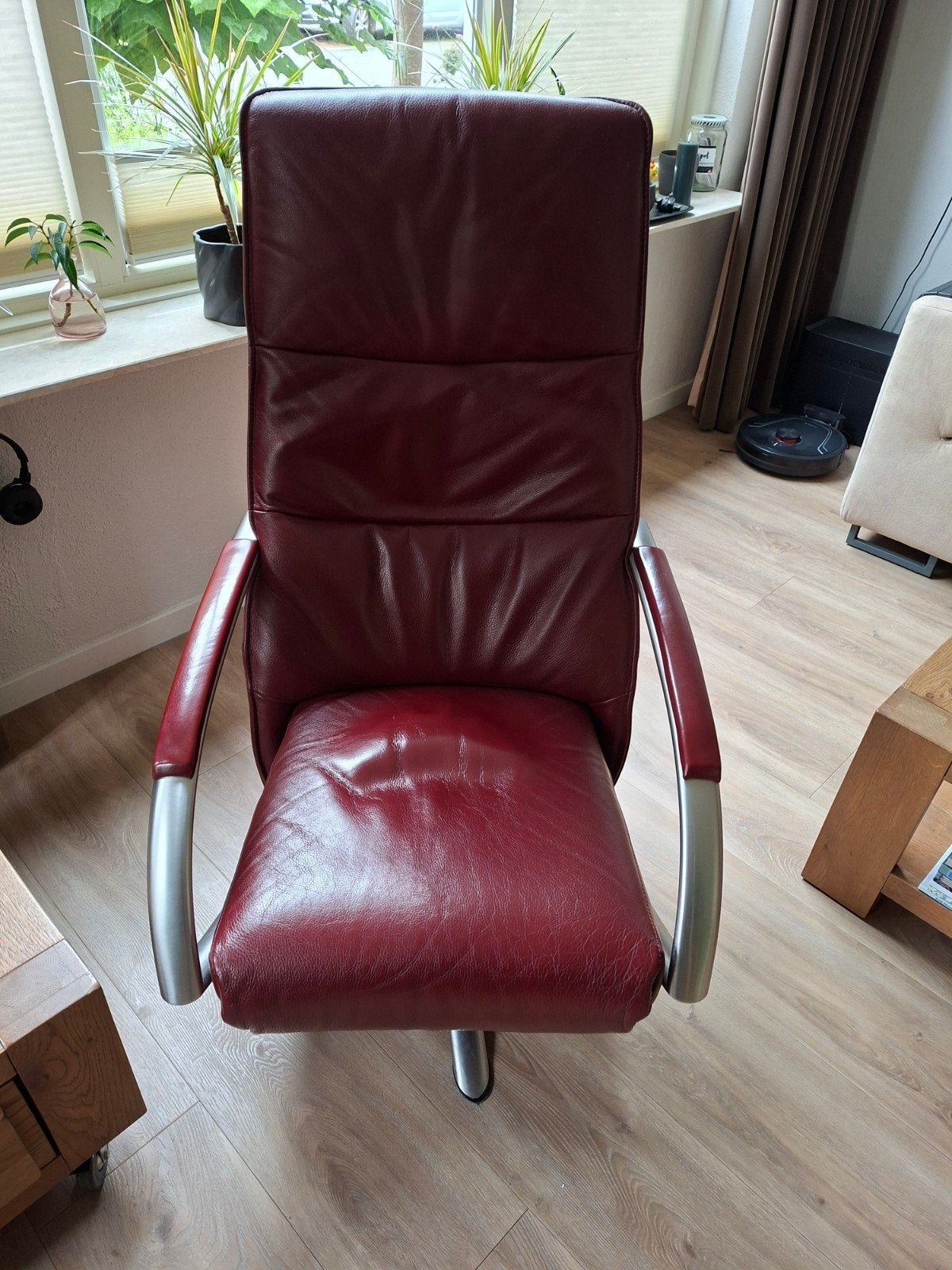 Relaxfauteuil, Ophalen, Gebruikt, Minder dan 75 cm, Leer