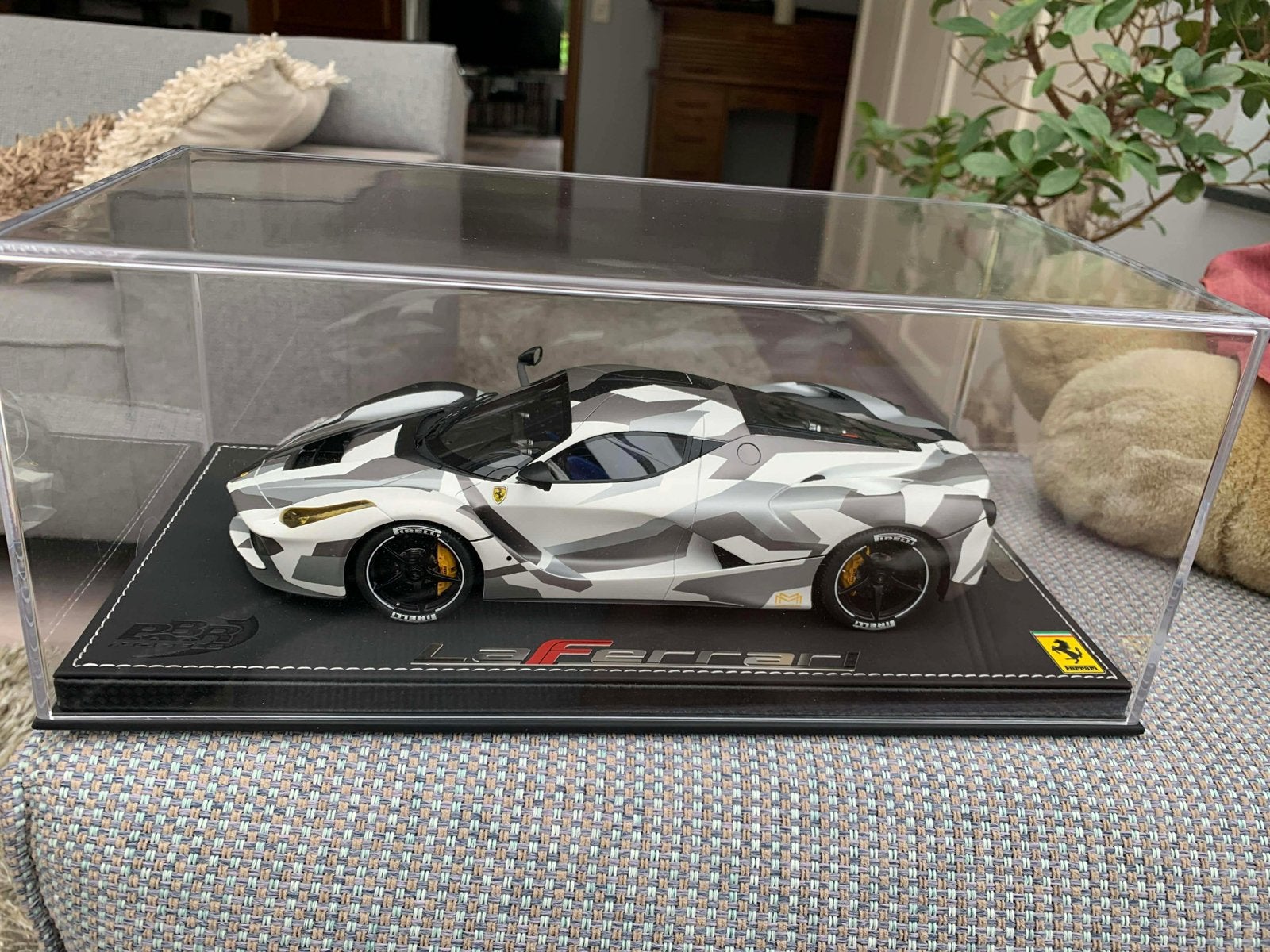 BBR Ferrari La Ferrari (Camo), Ophalen of Verzenden, Nieuw, Overige merken