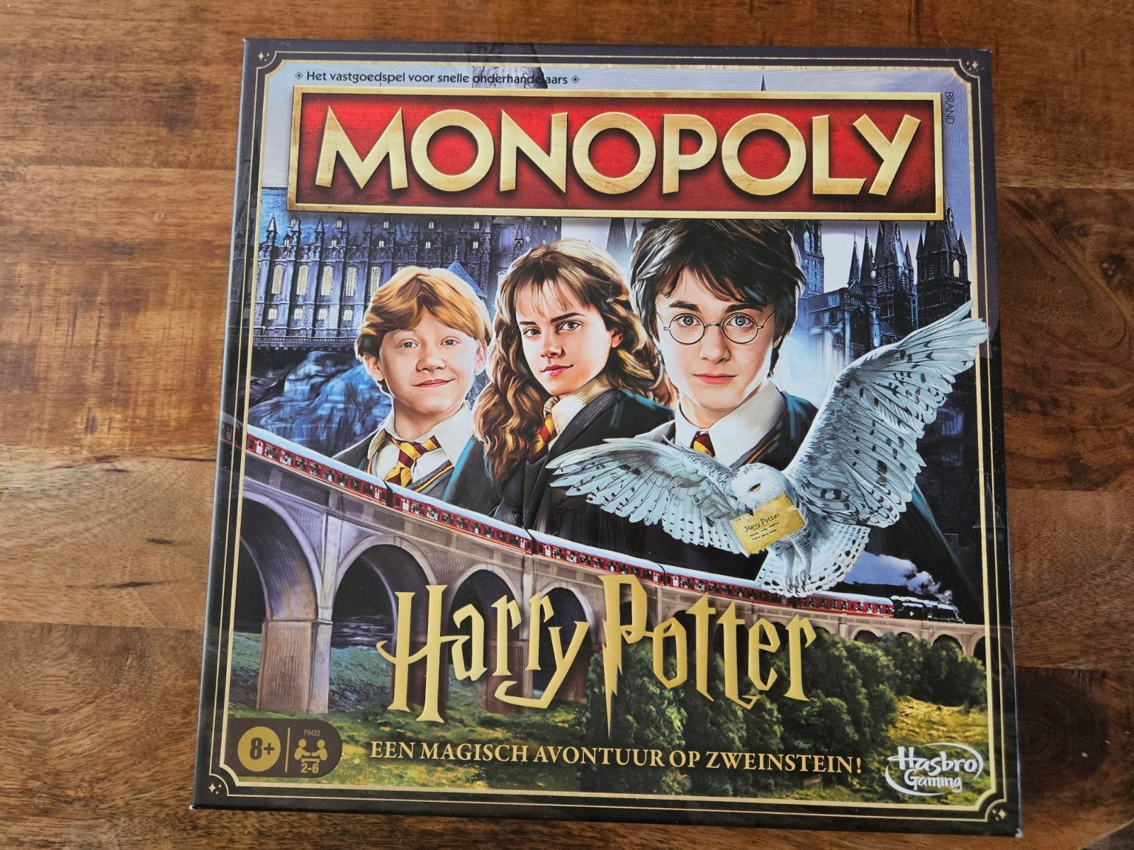 Monopoly Harry Potter: Een Magisch Avontuur op Zweinstein!, Drie of vier spelers, Ophalen of Verzenden, Zo goed als nieuw, Hasbro Gaming