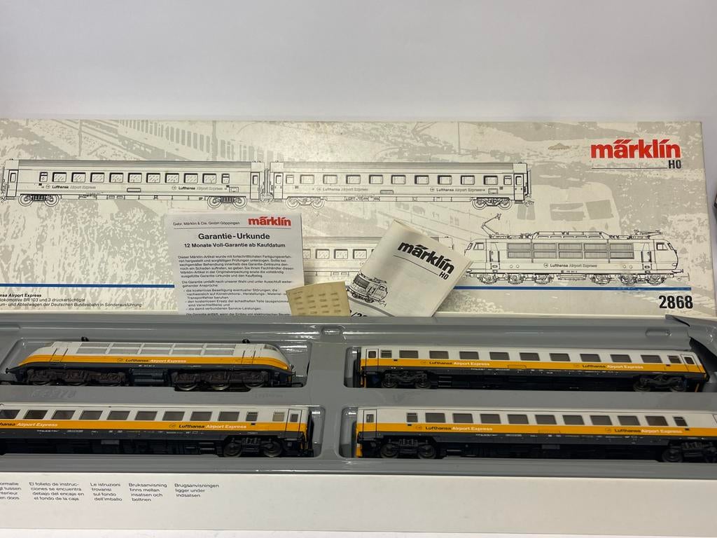 ** AFGEPRIJSD ** KOOPJE ** LUFTHANSA ** Märklin 2867 **, Wisselstroom, Ophalen of Verzenden, Märklin, Gebruikt