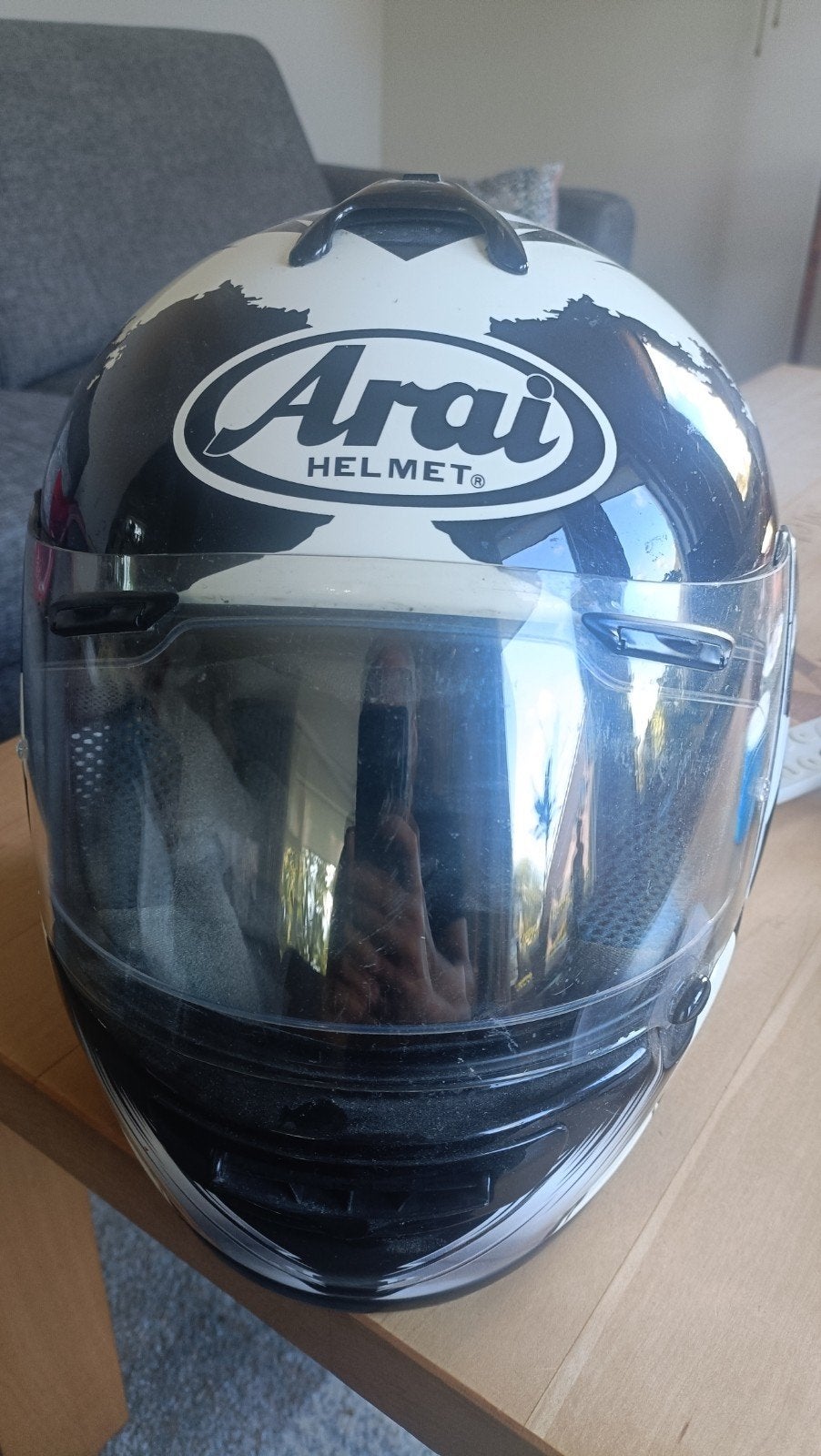 arai chaser V met helder pinlock vizier, Motoren, M, Arai, Dames, Ophalen of Verzenden