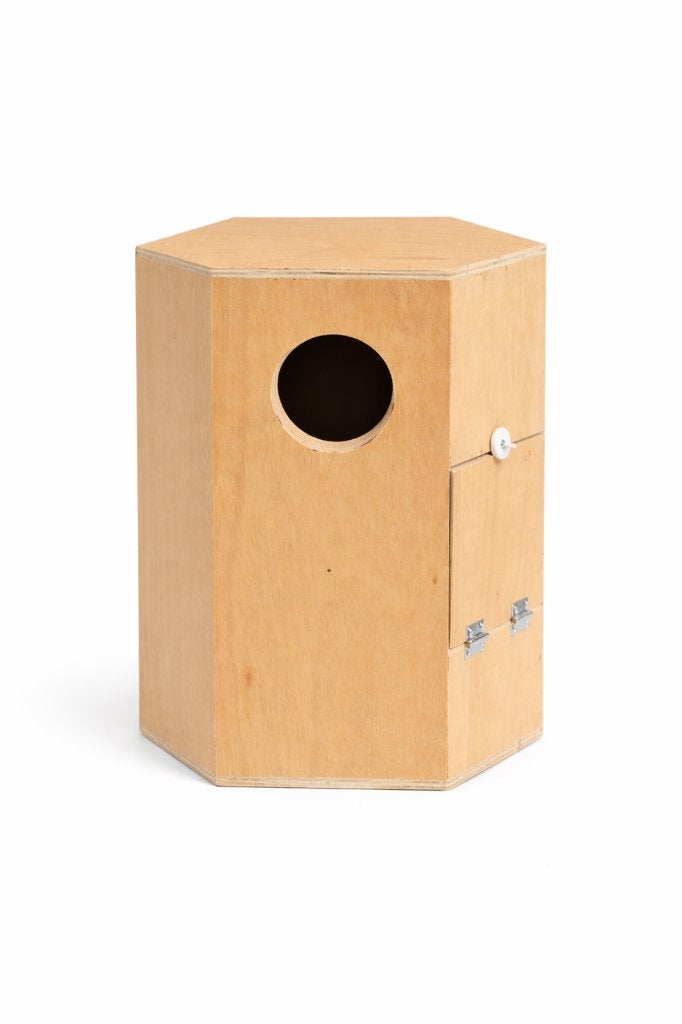 Broedblok | nestkasten Valkparkieten 6 kantige nieuw, Ophalen of Verzenden, Nieuw, Hout, Broedkooi of Kweekkooi