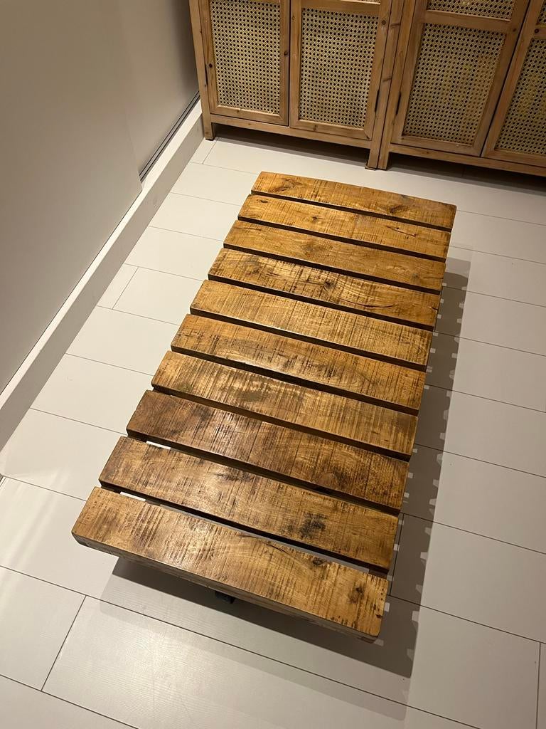 Salontafel met wielen, Ophalen, Gebruikt, 100 tot 150 cm, 50 tot 100 cm