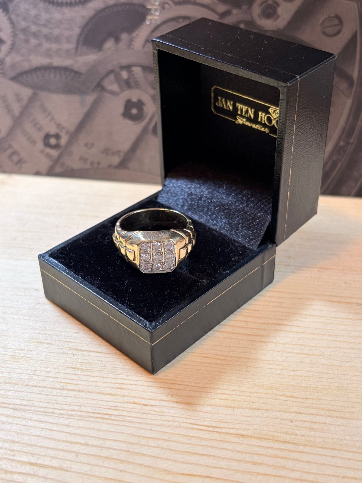 massieve Rolex style ring, 18 tot 19, Heer, Ophalen of Verzenden, Zo goed als nieuw