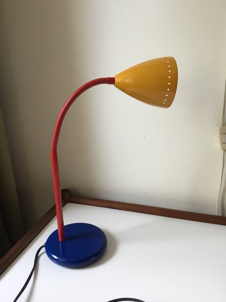 Vintage tafellamp, Ophalen of Verzenden, Gebruikt, Metaal, Minder dan 50 cm