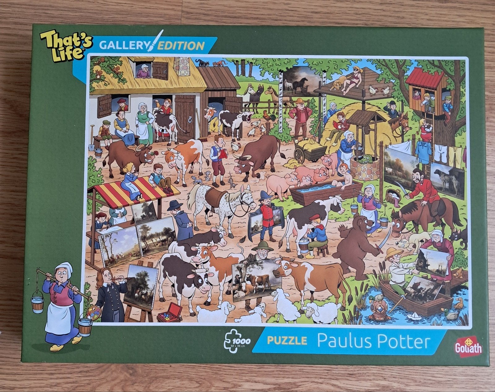 Thats life Paulus Potter puzzel, Ophalen of Verzenden, 500 t/m 1500 stukjes, Zo goed als nieuw