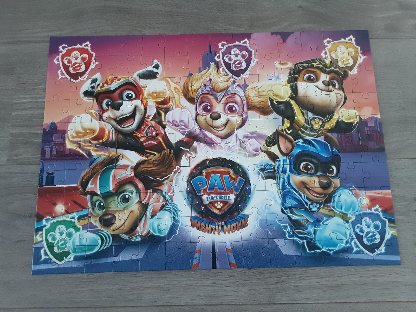 Paw Patrol Mighty Pups Puzzel 120 stukjes, Ophalen, Meer dan 50 stukjes, Zo goed als nieuw, 4 tot 6 jaar