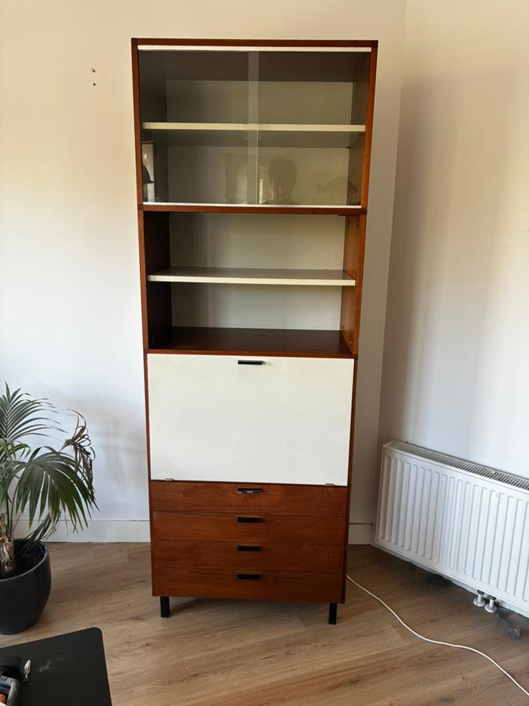 Vintage Pastoe Made to Measure Kast jaren ‘60, Ophalen, Gebruikt, 200 cm of meer, Teakhout