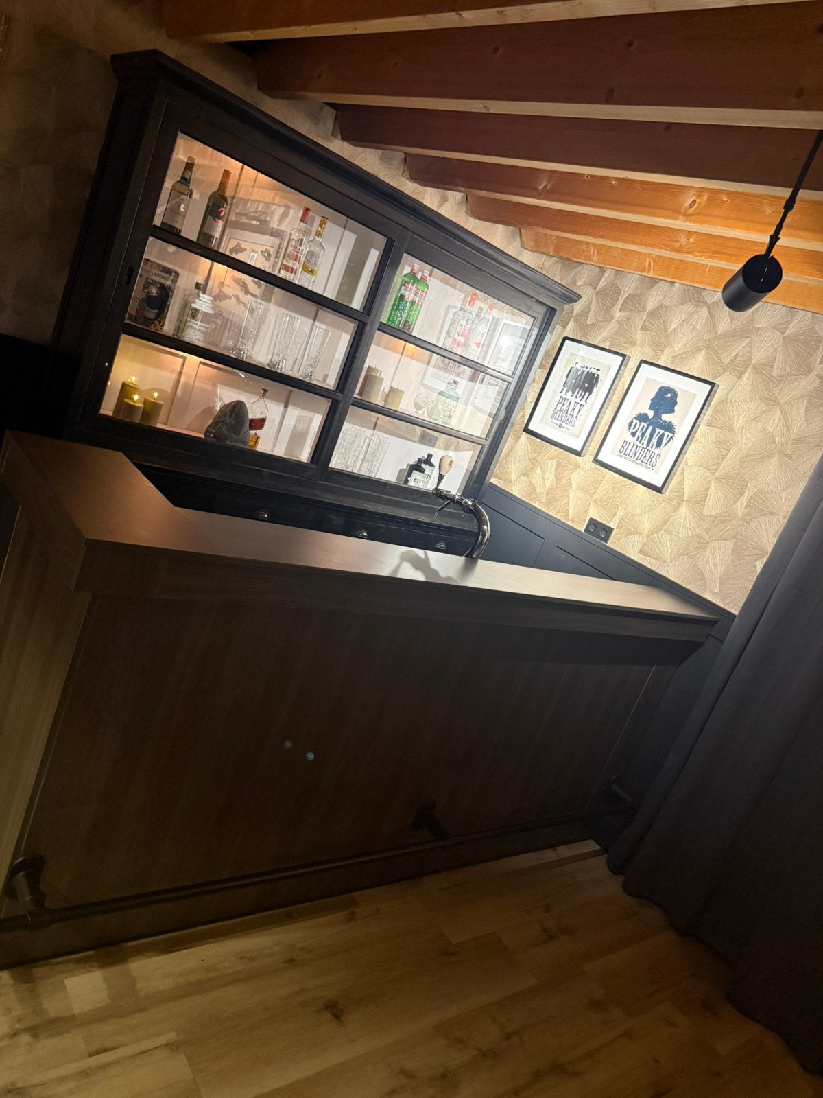 Gave strakke bar barset toog bruine cafe kroeg man cave, Ophalen of Verzenden, Zo goed als nieuw