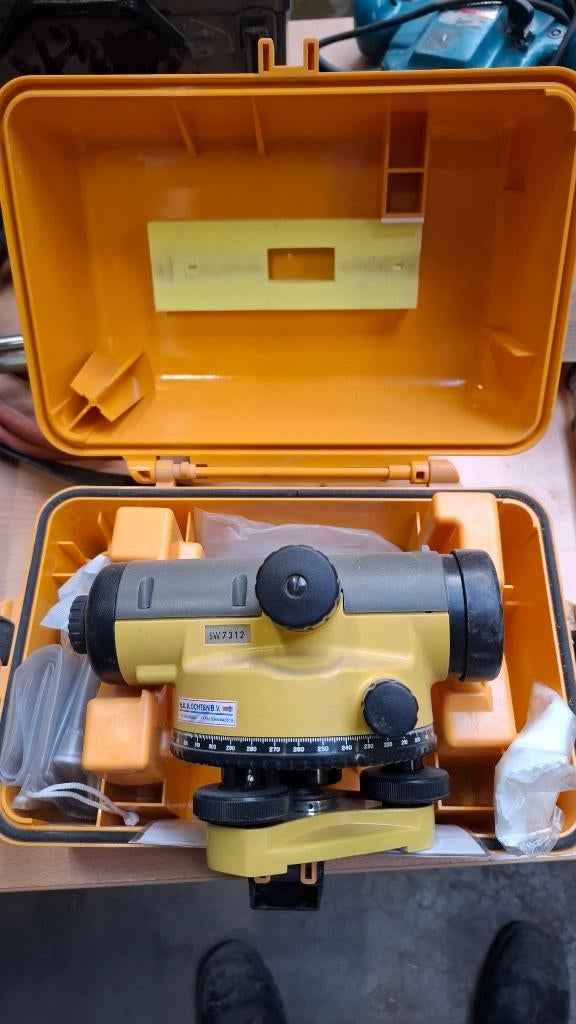 waterpas toestel instrument Topcon AT-G4, Ophalen, Zo goed als nieuw, Overige meters