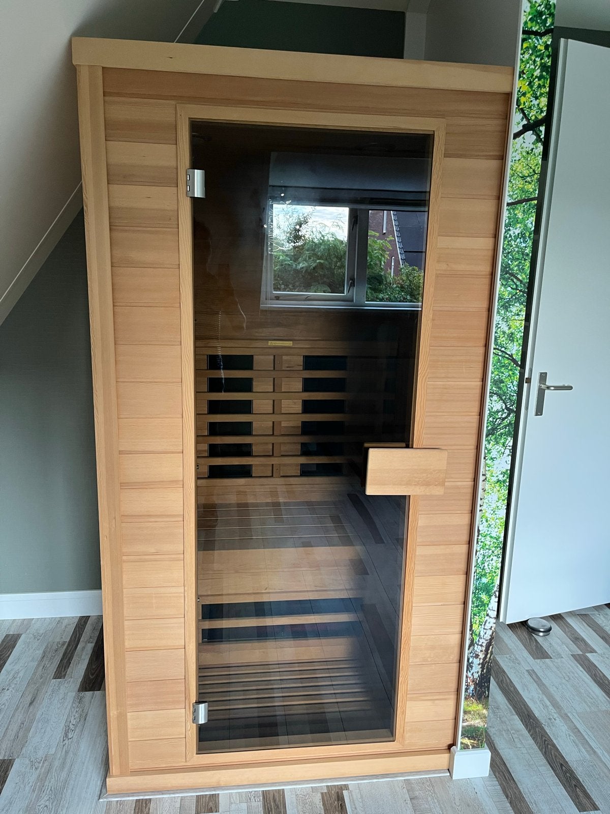 Infraroodsauna, Ophalen, Zo goed als nieuw, Infrarood, Complete sauna