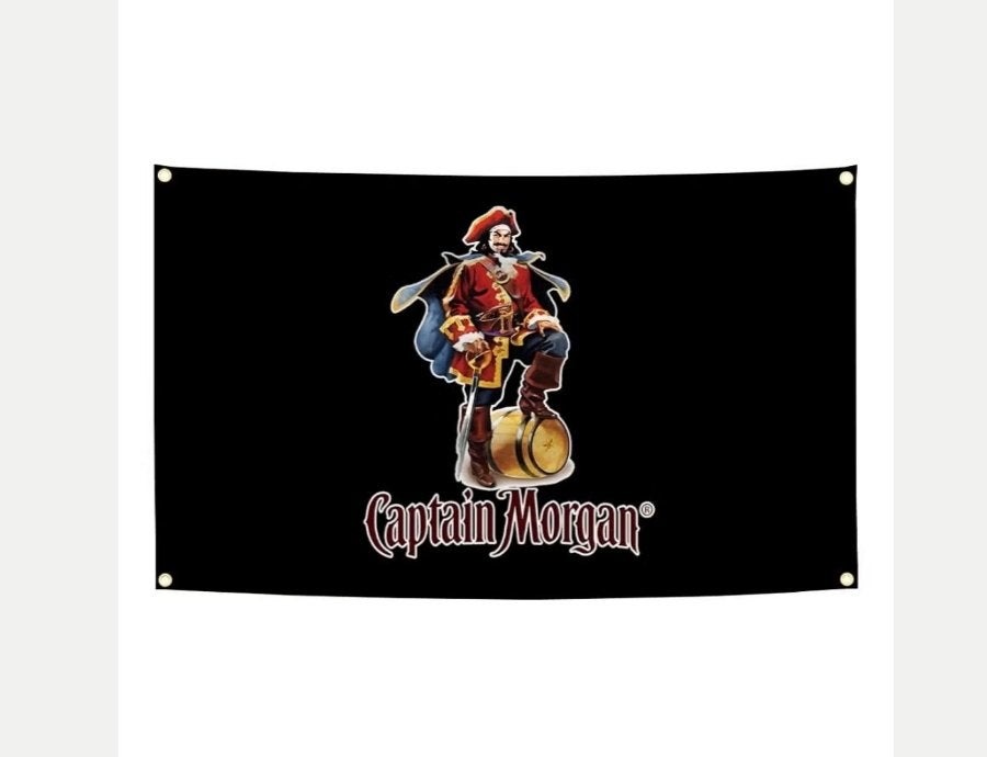 Grote vlaggen Captain Morgan (150x90cm), Ophalen of Verzenden, Nieuw