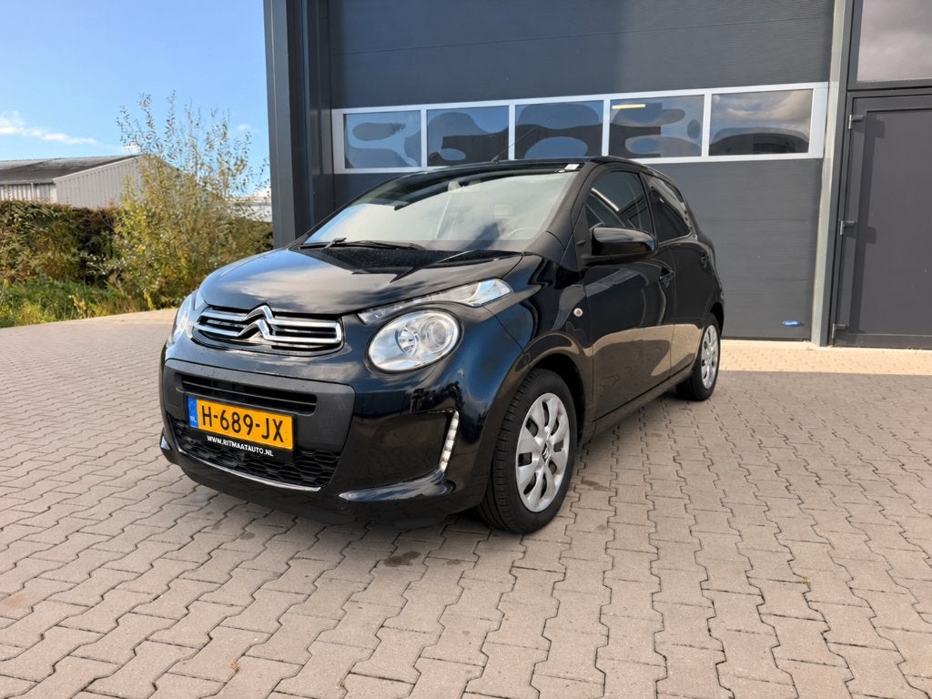Citroën C1 1.0 VTi 72PK 5D 2020 zwart (btw-auto), Voorwielaandrijving, Stof, 4 stoelen, C1
