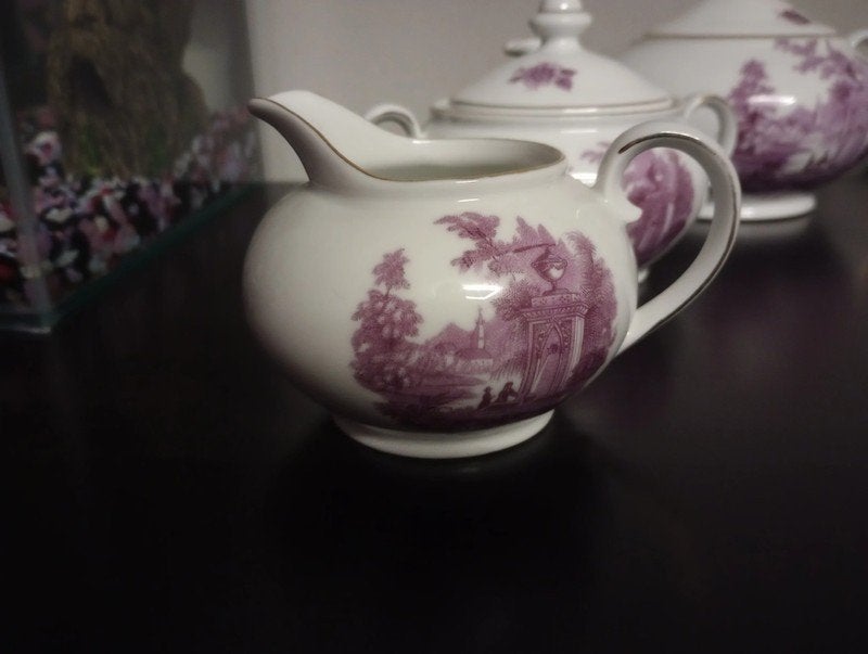 Oud bavaria thee servies staat nummer 548 in, Gebruikt, Overige typen, Ophalen of Verzenden, Overige stijlen