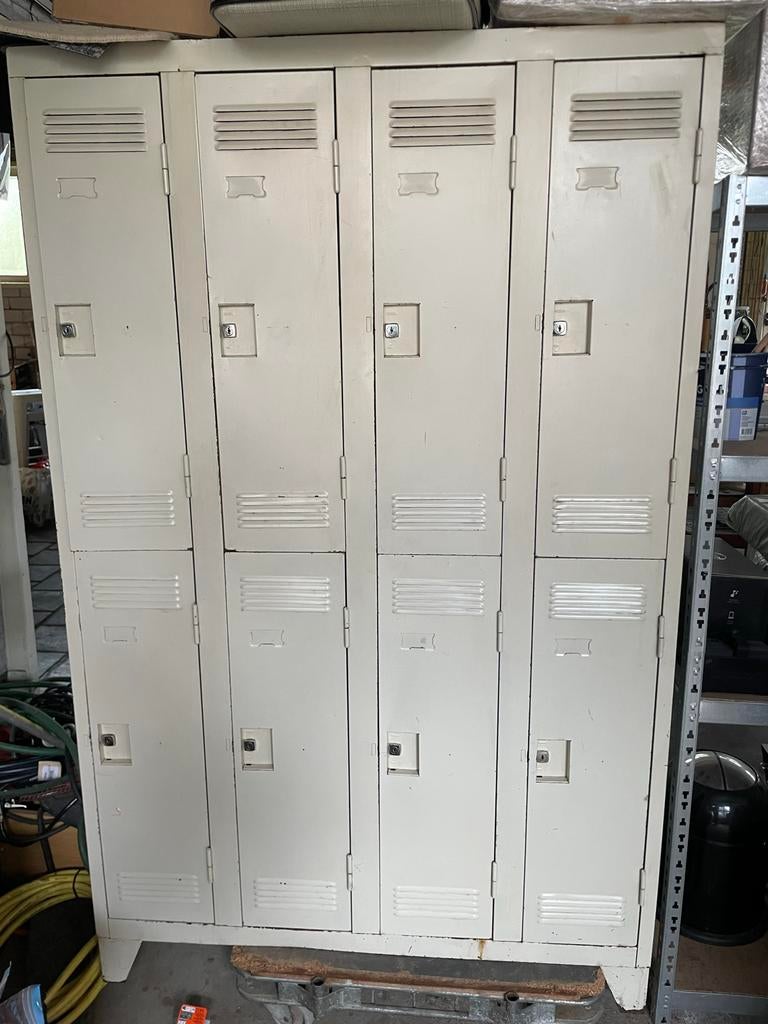Vintage Lockerkast Industrieel Design 192x120x50, Ophalen, Zo goed als nieuw