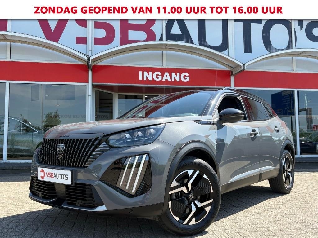 Peugeot 2008 1.2 HYBRID 145PK GT AUT.  NAVI CAMERA CARPLAY A, Automaat, Gebruikt, Huisgarantie, Met garantie (alle)