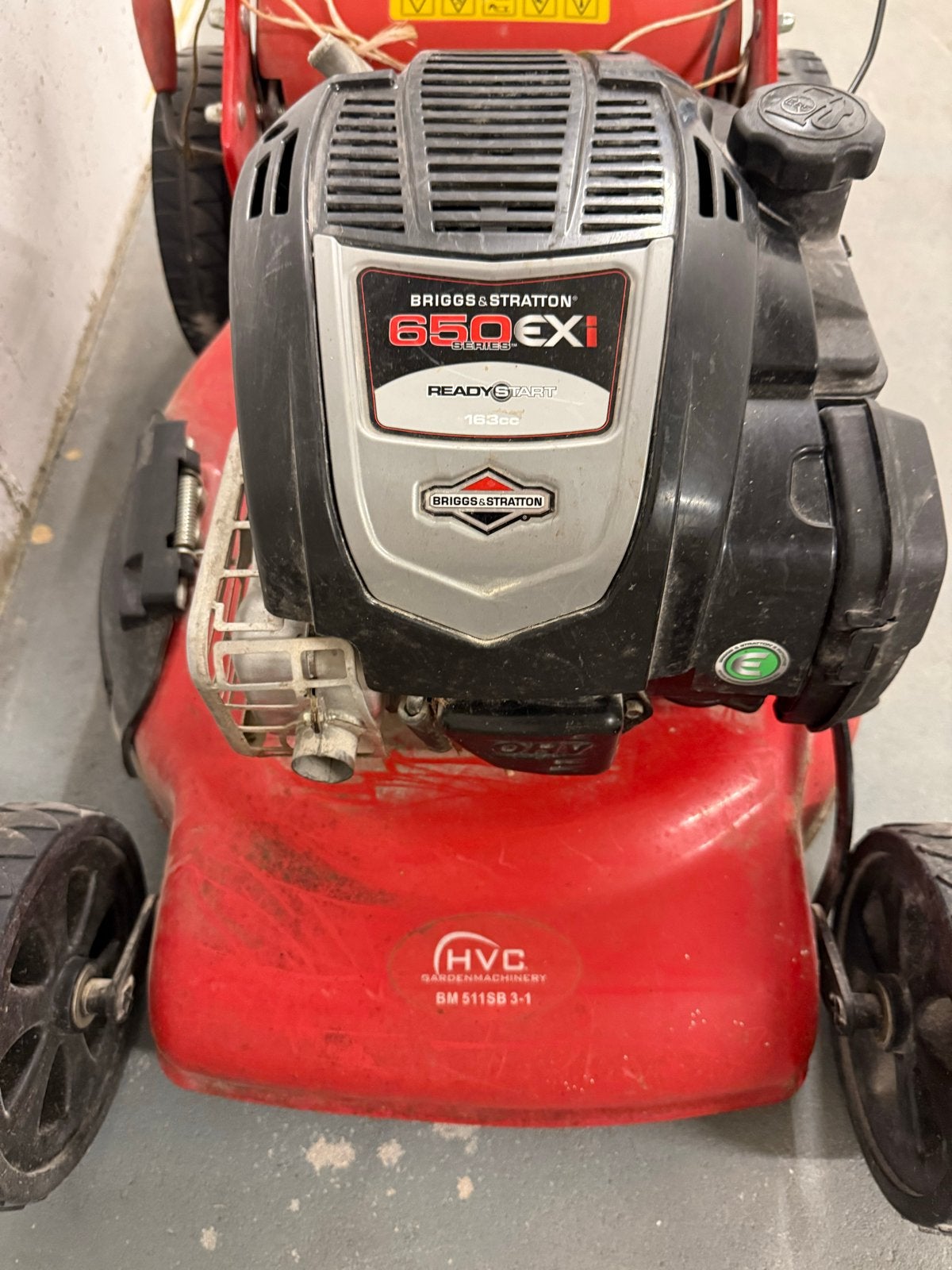 HVC Cirkelmaaier Benzine Briggs & Stratton 650EXi, Ophalen, Cirkelmaaier, Gebruikt, Opvangbak