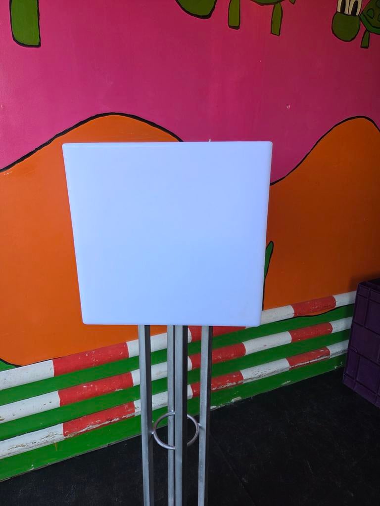 Bloembak met verlichting 40x40 cm - Dreamled RFIC-40, Kunststof, Ophalen of Verzenden, Balkon, Nvt