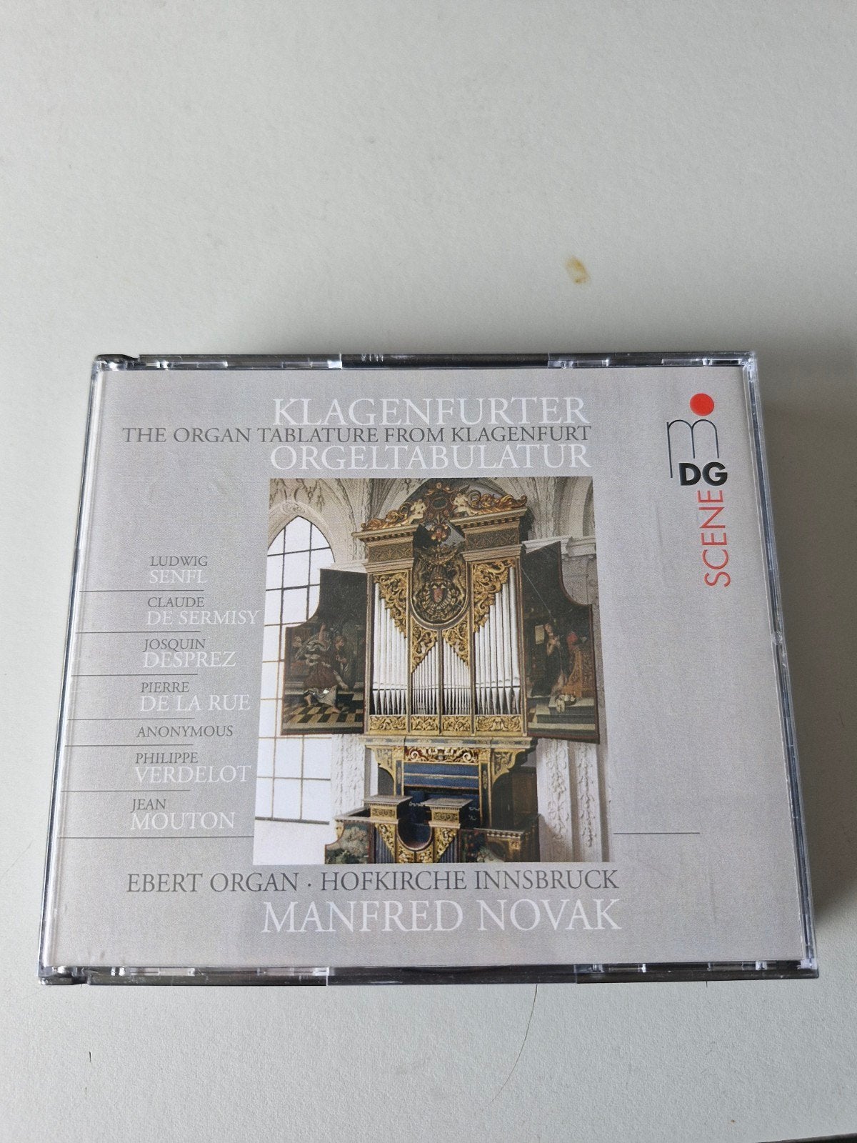 Orgel dubbel CD - Manfred Novak - Hofkirche Innsbruck, Ophalen of Verzenden