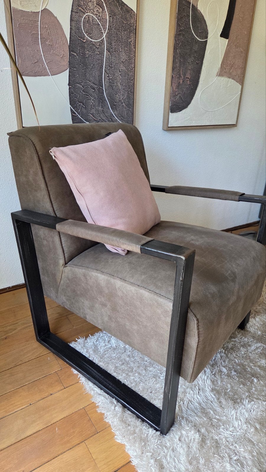 2x stoel fauteuil, Huis en Inrichting, Fauteuils, Ophalen, Zo goed als nieuw, Minder dan 75 cm, 50 tot 75 cm