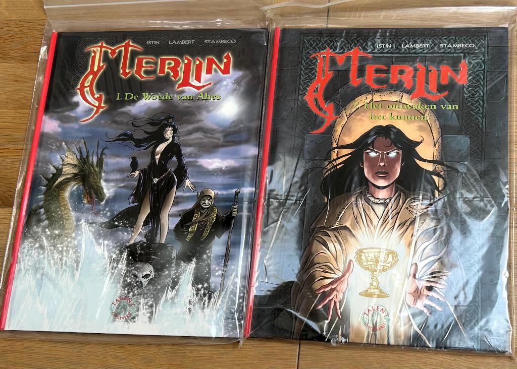 Merlijn 1 en 2 hardcover (Talent coll 500), Boeken, Stripboeken, Meerdere stripboeken, Ophalen of Verzenden, Zo goed als nieuw