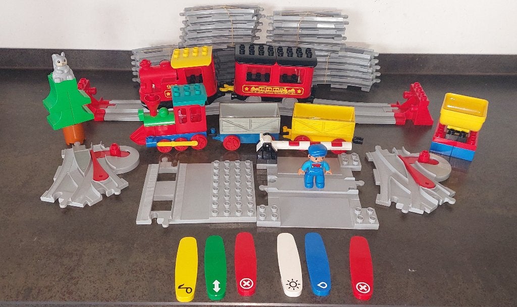 duplo trein werkt op app nr 37, Ophalen of Verzenden, Gebruikt, Duplo