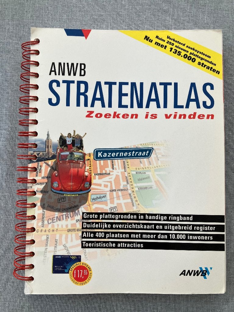 ANWB Stratenatlas Atlas 1997, Boeken, Gelezen, Overige typen, Ophalen of Verzenden, 1800 tot 2000