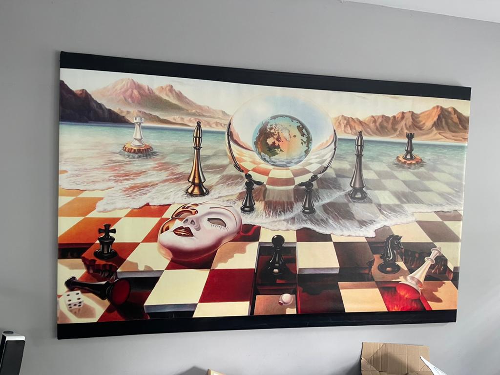Schilderij van Salvador Dali replica, Ophalen