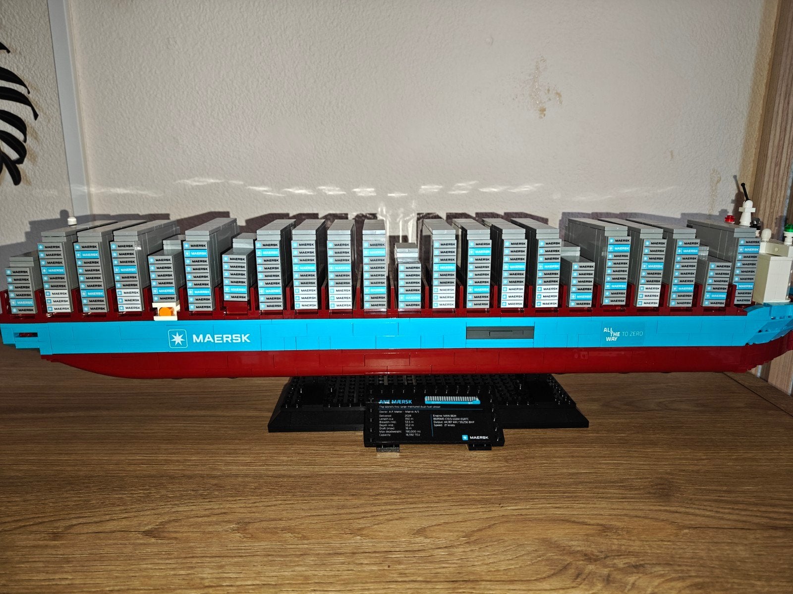 Lego Maersk schip #40955, Kinderen en Baby's, Speelgoed | Duplo en Lego, Verzenden, Zo goed als nieuw, Complete set, Lego