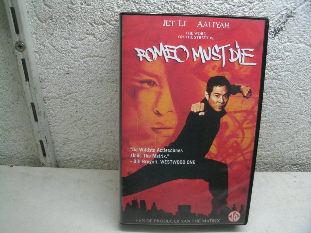 vhs 255b romeo must die, Vanaf 16 jaar, Ophalen of Verzenden, Zo goed als nieuw, Actie en Avontuur
