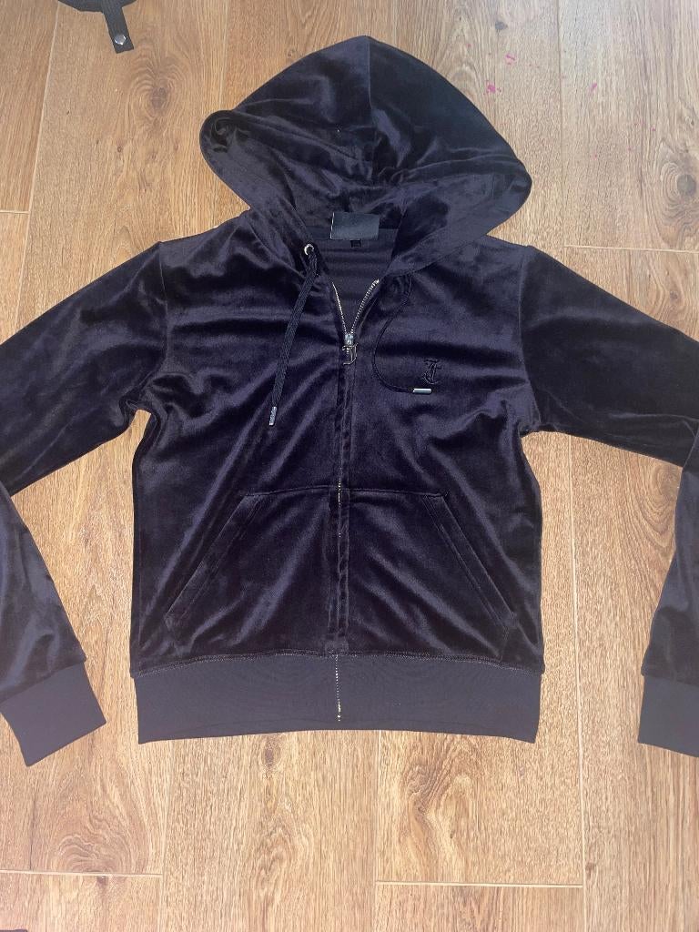 Nieuw juicy couture hoody/vest robertson, Zwart, Nieuw, Ophalen of Verzenden, Maat 36 (S)
