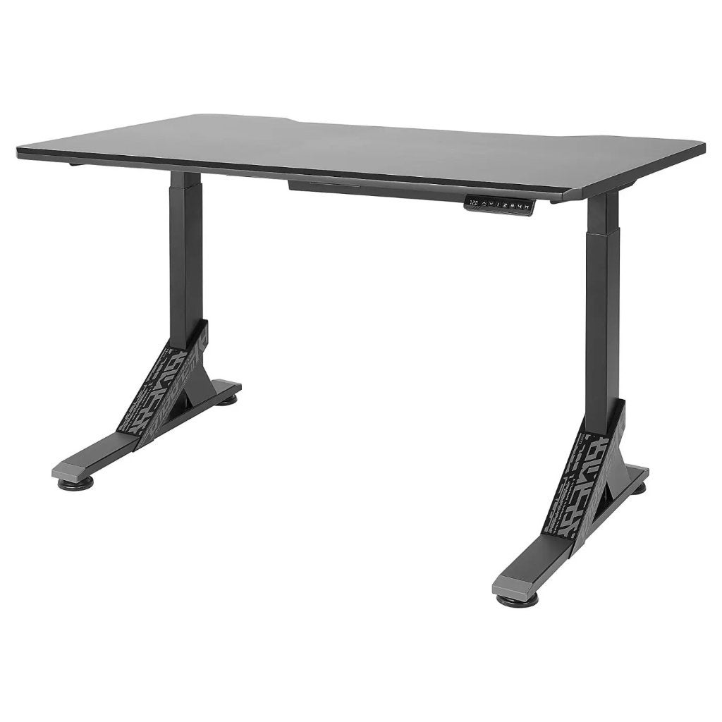 IKEA UPPSPEL Gaming Desk, 140x80 cm, Black, Ophalen, Zo goed als nieuw, IKEA, Overige materialen