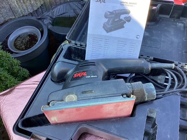 Skil Vlakschuurmachine 160 Watt - Zo goed als nieuw, Ophalen, Gebruikt, Minder dan 600 watt, Vlakschuurmachine