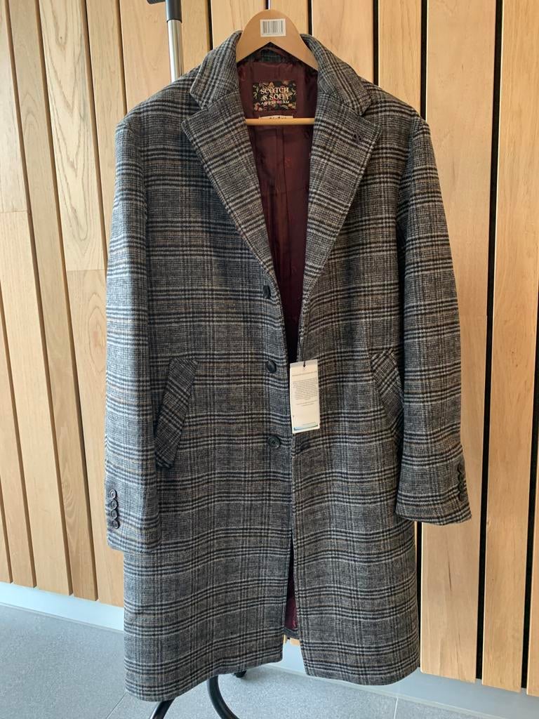 Scotch&Soda mantel, jas lang. Maat L nieuw, Ophalen of Verzenden, Nieuw, Maat 52/54 (L), Overige kleuren