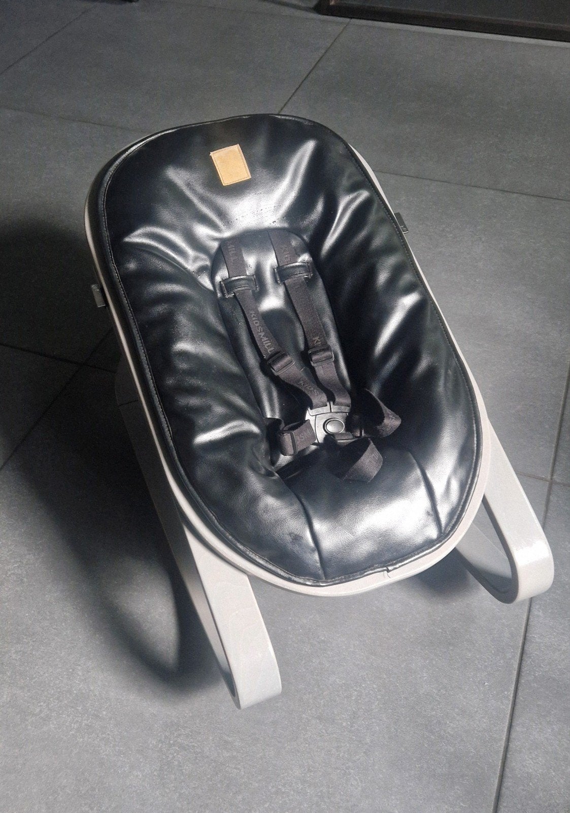 KIDSMILL wipstoel met leren! zwarte bekleding, Ophalen, Zo goed als nieuw