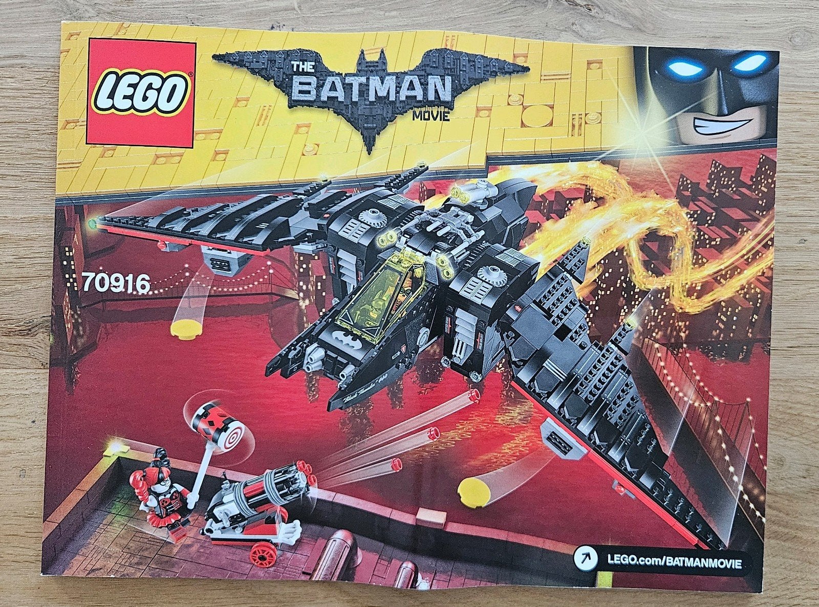 LEGO The Batman Movie 70916 Batwing, Overige thema's, Lego, Ophalen of Verzenden, Complete set