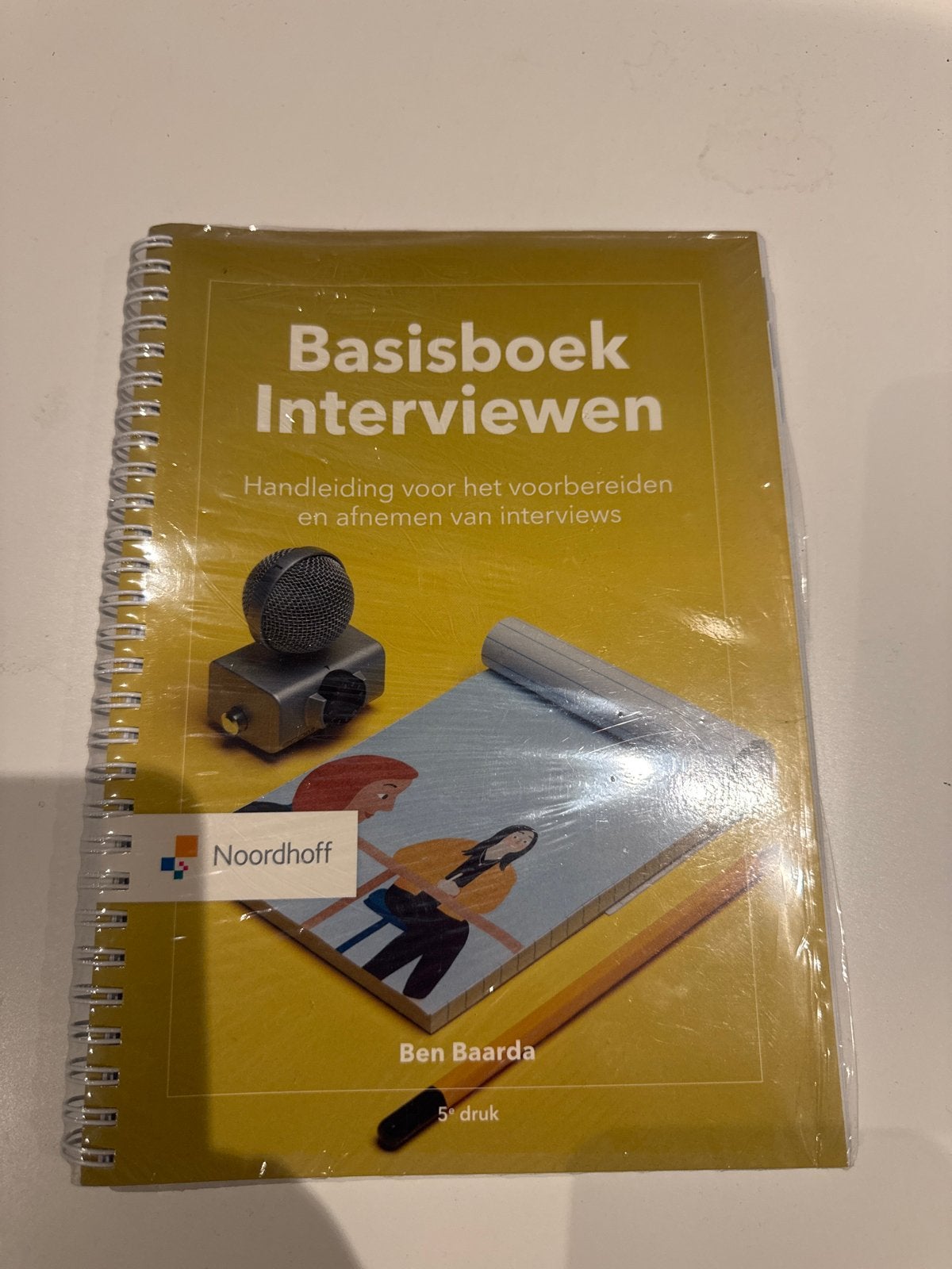 NIEUW Basisboek Interviewen - Ben Baarda (5e druk), Ophalen of Verzenden, Gamma, Nieuw, HBO