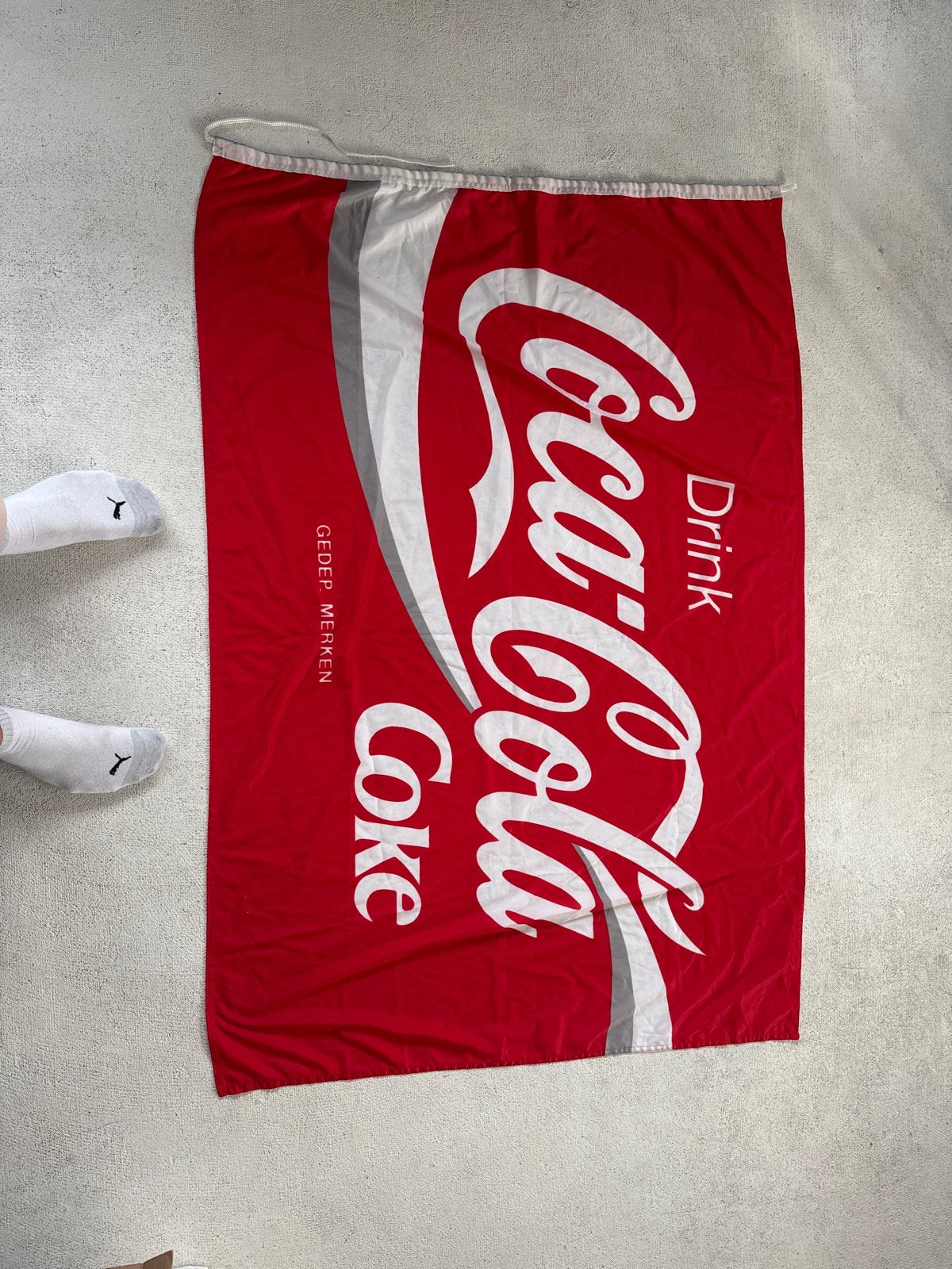 Coca cola vlag, Ophalen of Verzenden