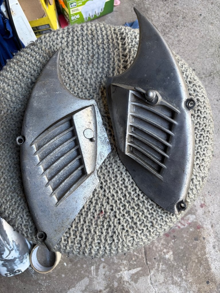 Zündapp 517 set originele halve maantjes incl. chokehevel, Ophalen of Verzenden, Gebruikt, Frame