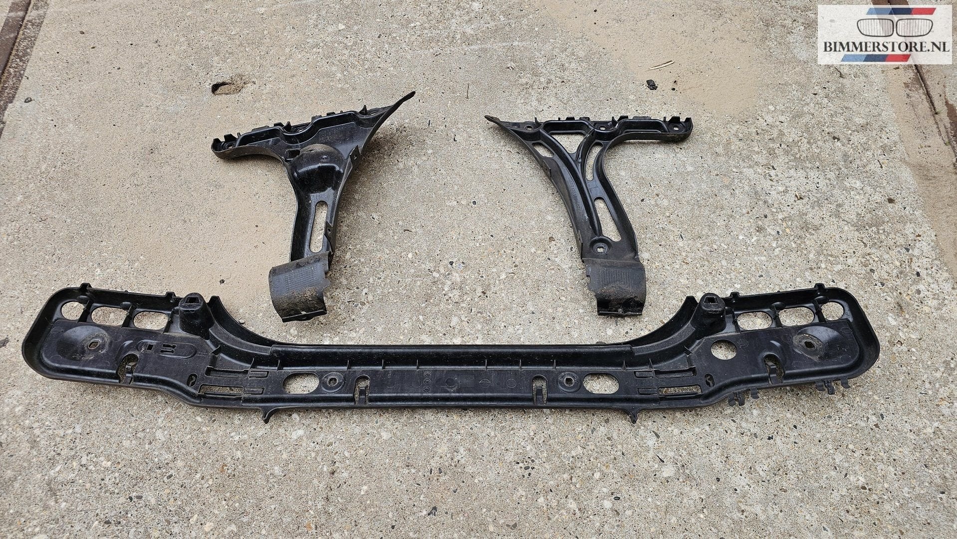 Achterbumper montage set BMW 5 serie E60 + LCi  51127056343, Gebruikt, -, Ophalen of Verzenden, Achter