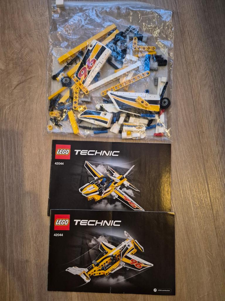 Lego Technic 42044 Jetvliegtuig met handleidingen, Ophalen, Gebruikt, Overige merken