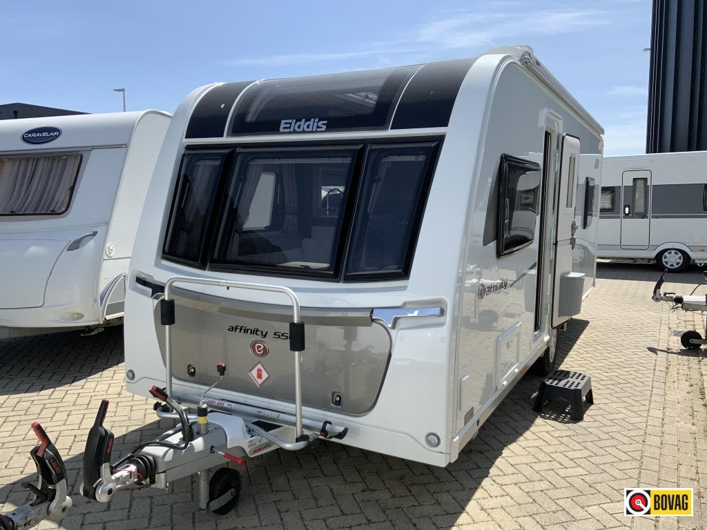 Elddis Affinity 550, Caravans en Kamperen, Caravans, Schokbreker, Standaardzit, Elddis, Bedrijf