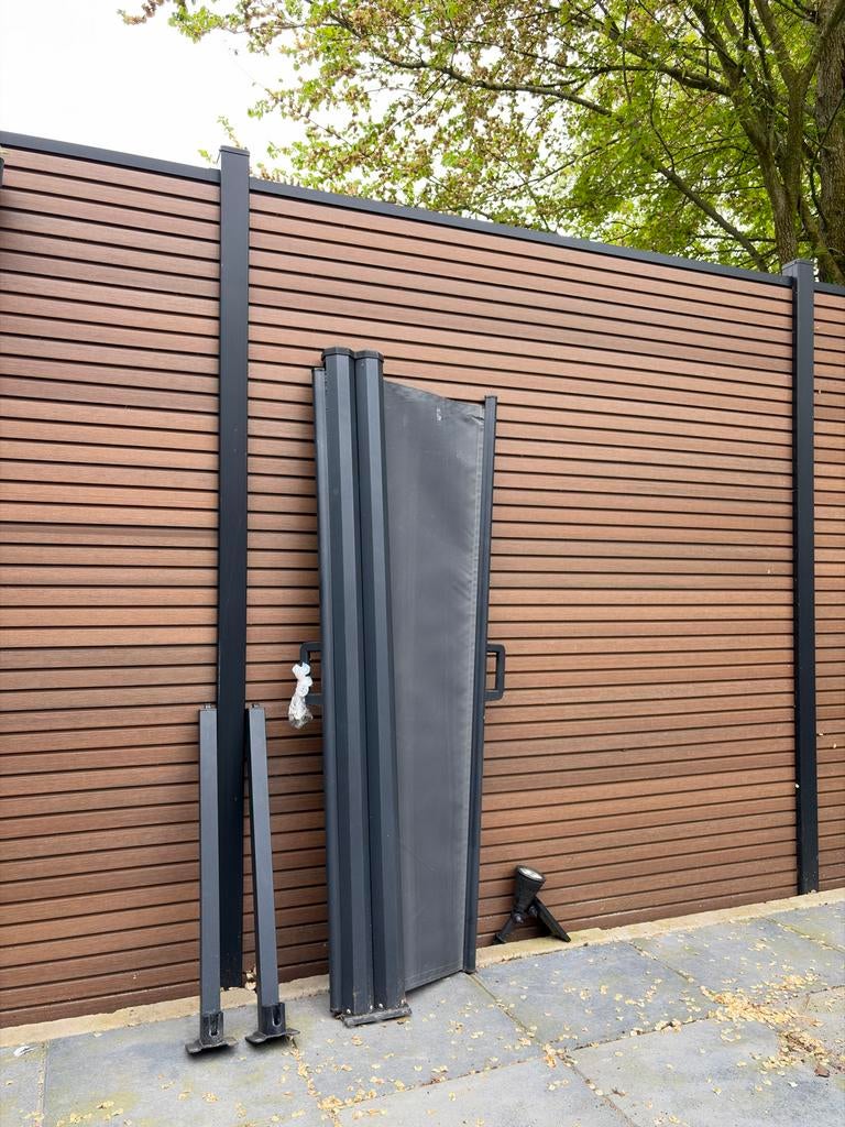 Livarno Home Dubbel Windscherm - 300x160cm, Ophalen, Gebruikt, Aluminium, 200 cm of meer