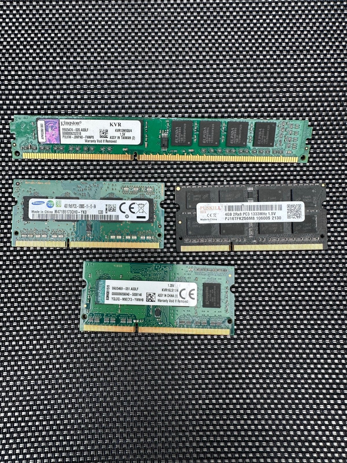 Diverse RAM Geheugenmodules (DDR3, DDR4) - Gebruikt, Computers en Software, RAM geheugen, Ophalen, Gebruikt, DDR3, Desktop