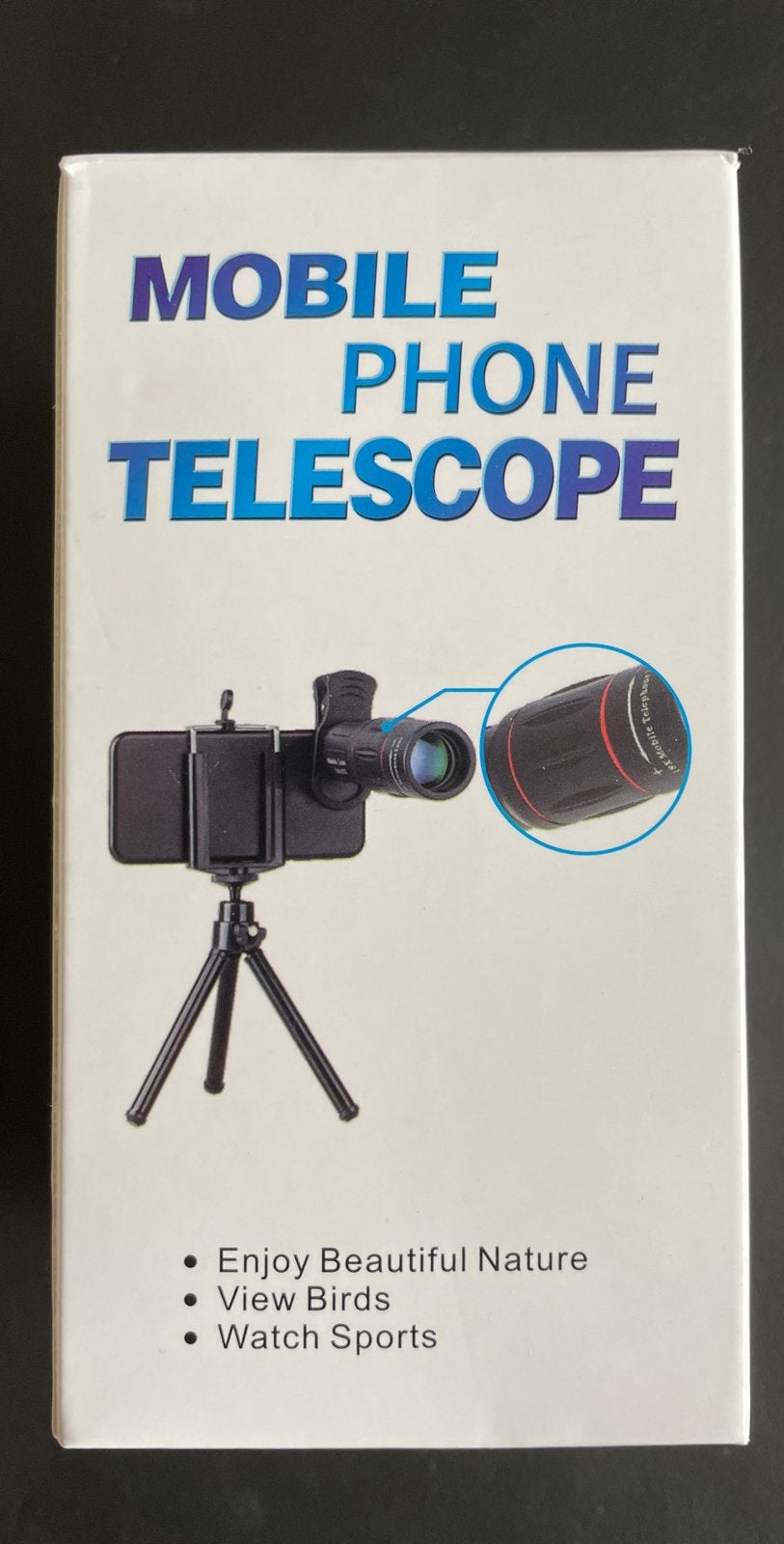 Mobiele Telefoon Telescoop met Statief en Lens, Onderdelen of Toebehoren, Ophalen of Verzenden, Minder dan 80 mm, Nieuw