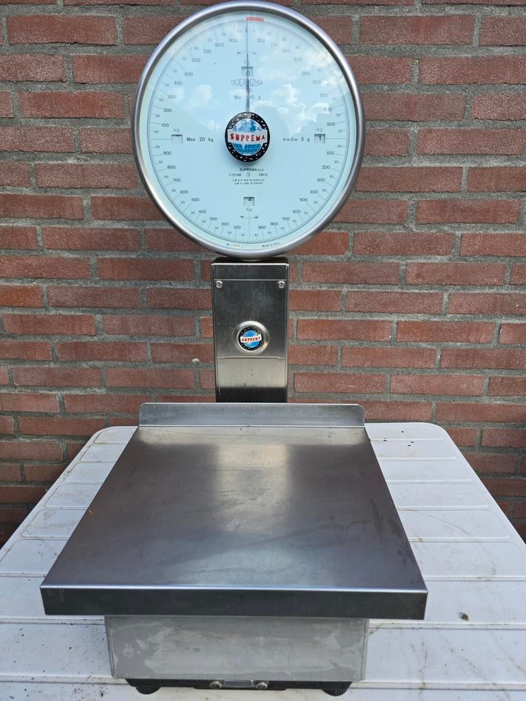 Professionele Supremma Weegschaal - Max 20 kg, Ophalen of Verzenden