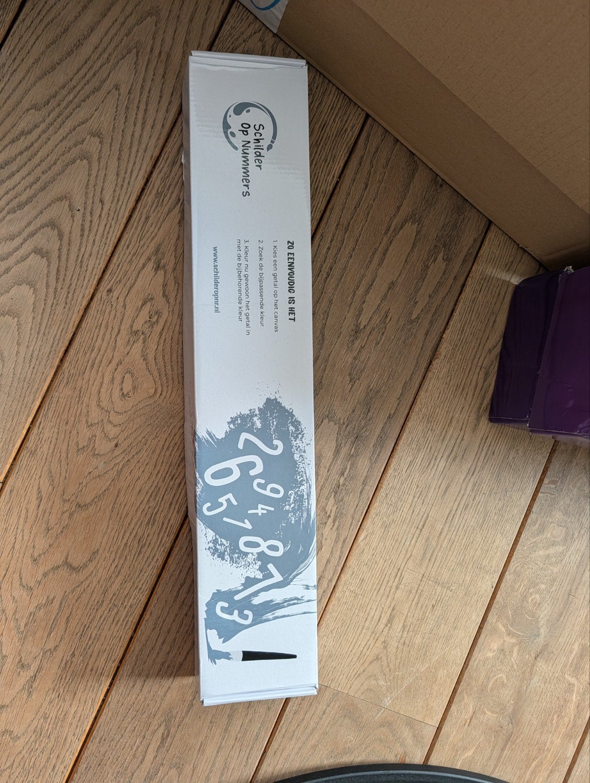 Schilder Op Nummers Bos met Herten 40x50 cm – Nieuw, Ophalen of Verzenden, Nieuw, Schilderen op nummer