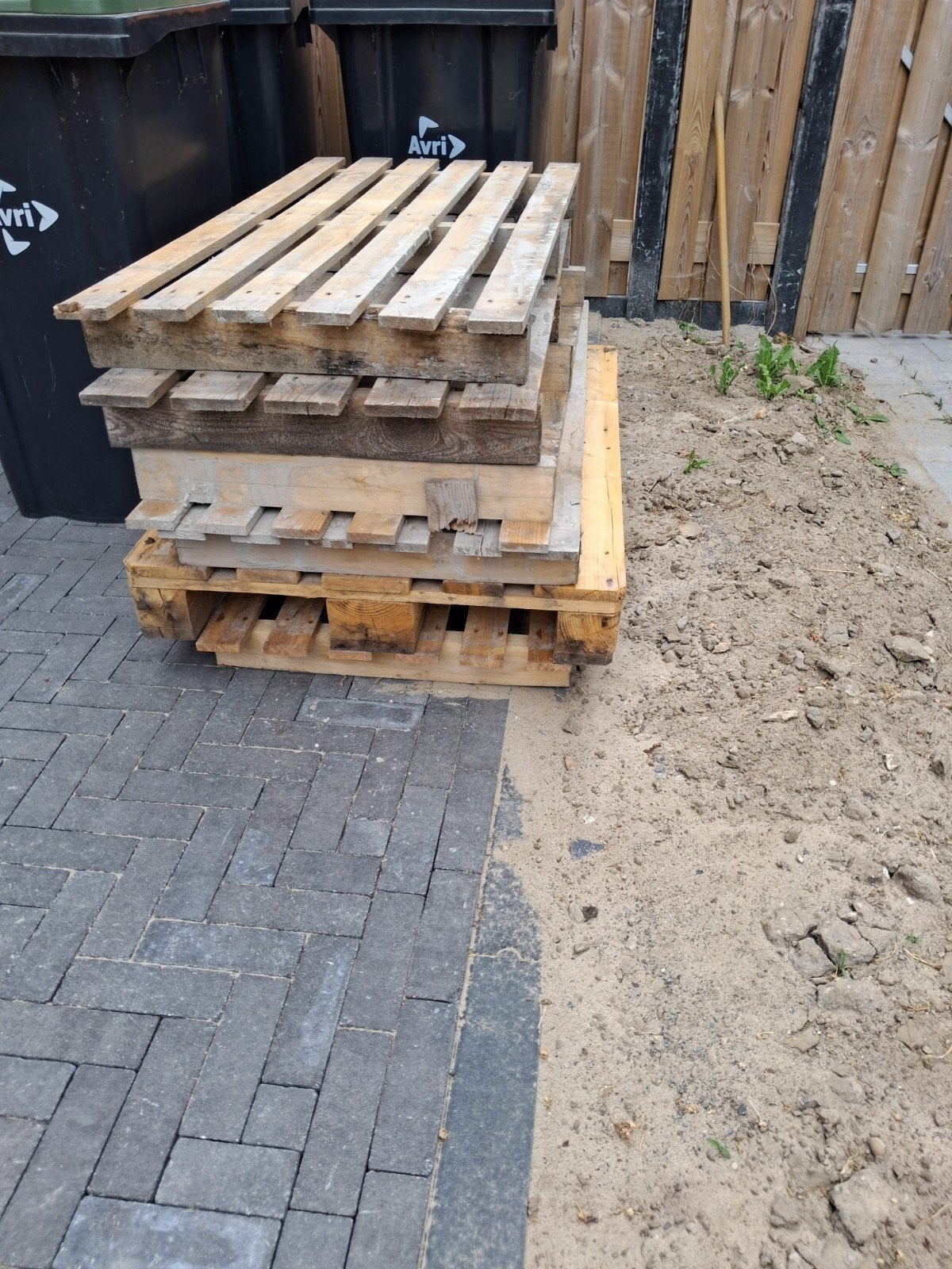 Pallets gratis af te halen, Ophalen, Gebruikt, Pallet, Minder dan 200 cm