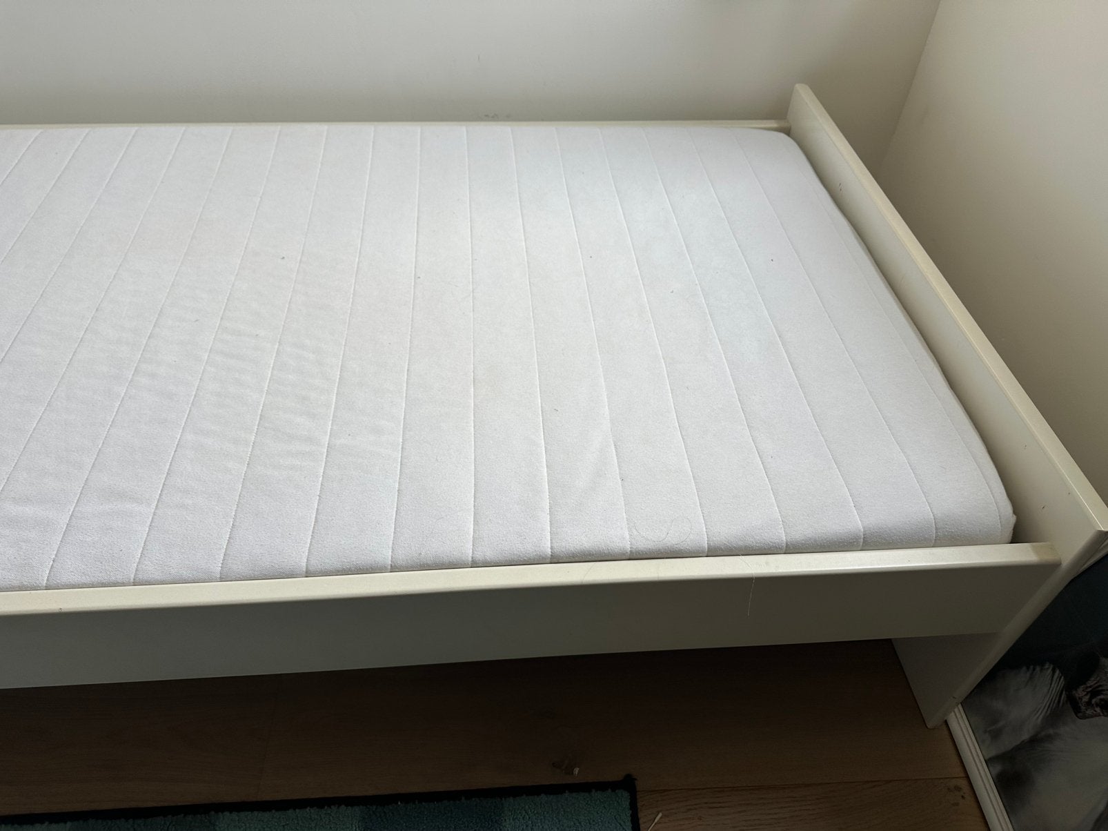 Eenpersoons bed + matras Ikea, Ophalen, Gebruikt, 90 cm, Eenpersoons